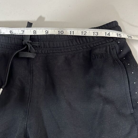 DKNY Sport 2 Piece Embellished Jogger + Pullover Fleece OutFit Black Size Xsmall - Picture 14 of 16